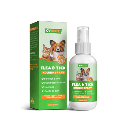 Cvreoz™ Flea & Tick Kolirin Spray 🐾 70% Limited Discounts 🔥