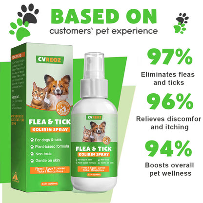 Cvreoz™ Flea & Tick Kolirin Spray 🐾 70% Limited Discounts 🔥