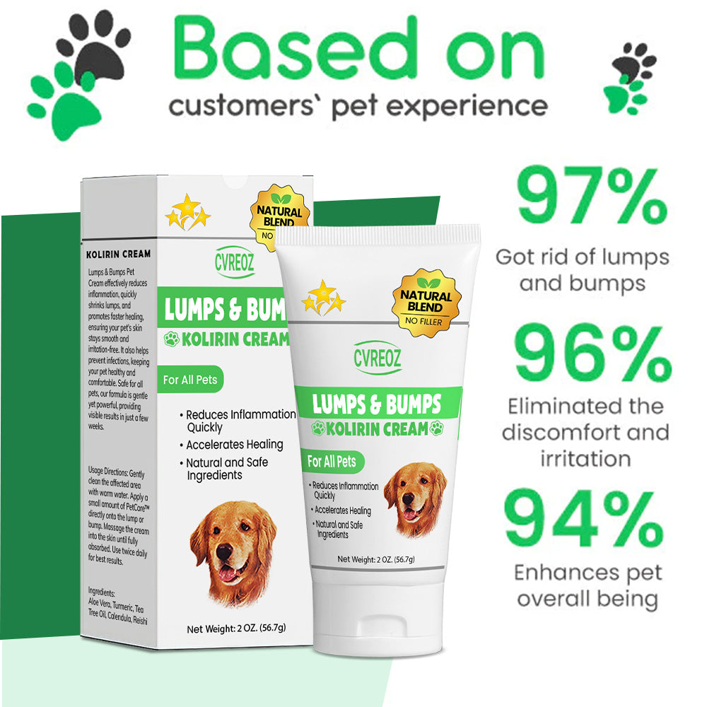 Cvreoz™ Kolirin Lumps & Bumps Pet Cream 🐾 70% Limited Discounts 🔥