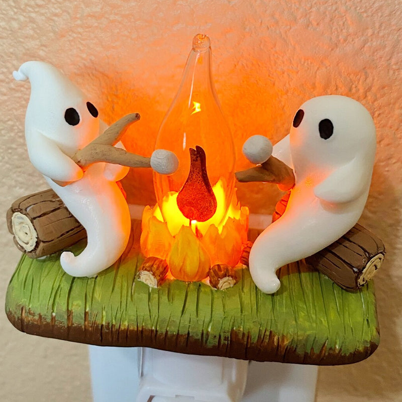 Campfire Ghost Flickering Nightlight 🔥👻 LAST DAY 70% OFF HALLOWEEN SALE🕸️🎃