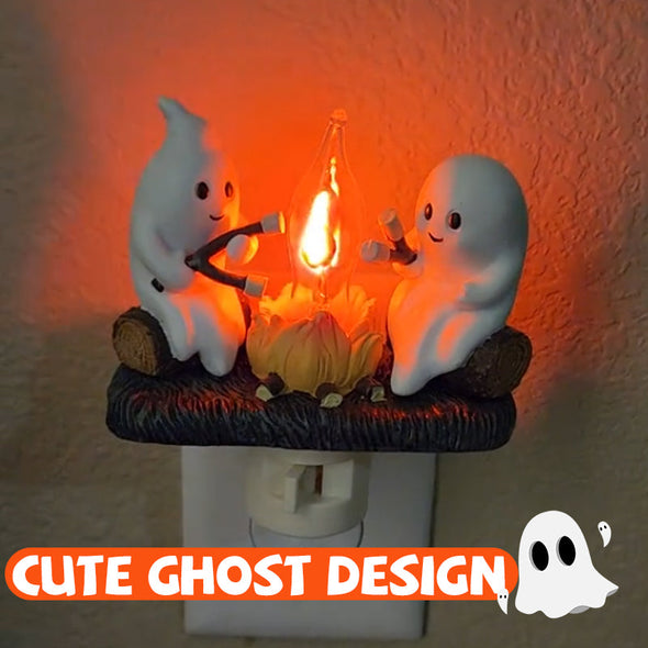 Campfire Ghost Flickering Nightlight 🔥👻 LAST DAY 70% OFF HALLOWEEN SALE🕸️🎃